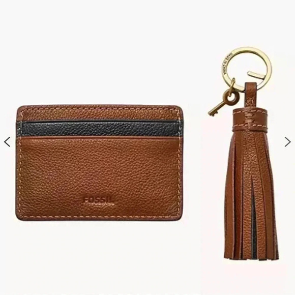 Fossil Card Case & Key Fob Set NWT - Picture 2 of 7
